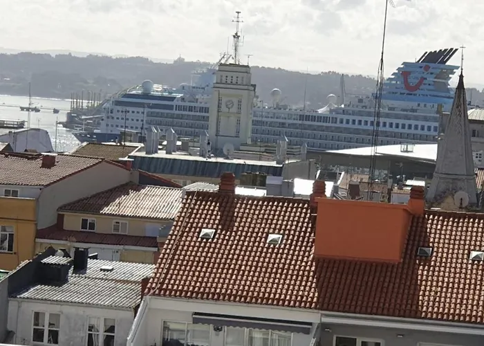 Atico Playa Orzan Centro Garaje Gratis Mismo Edifici0 Apartment